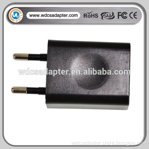 New Model 5w UK US EU plug 5v 1a ac power adaptor